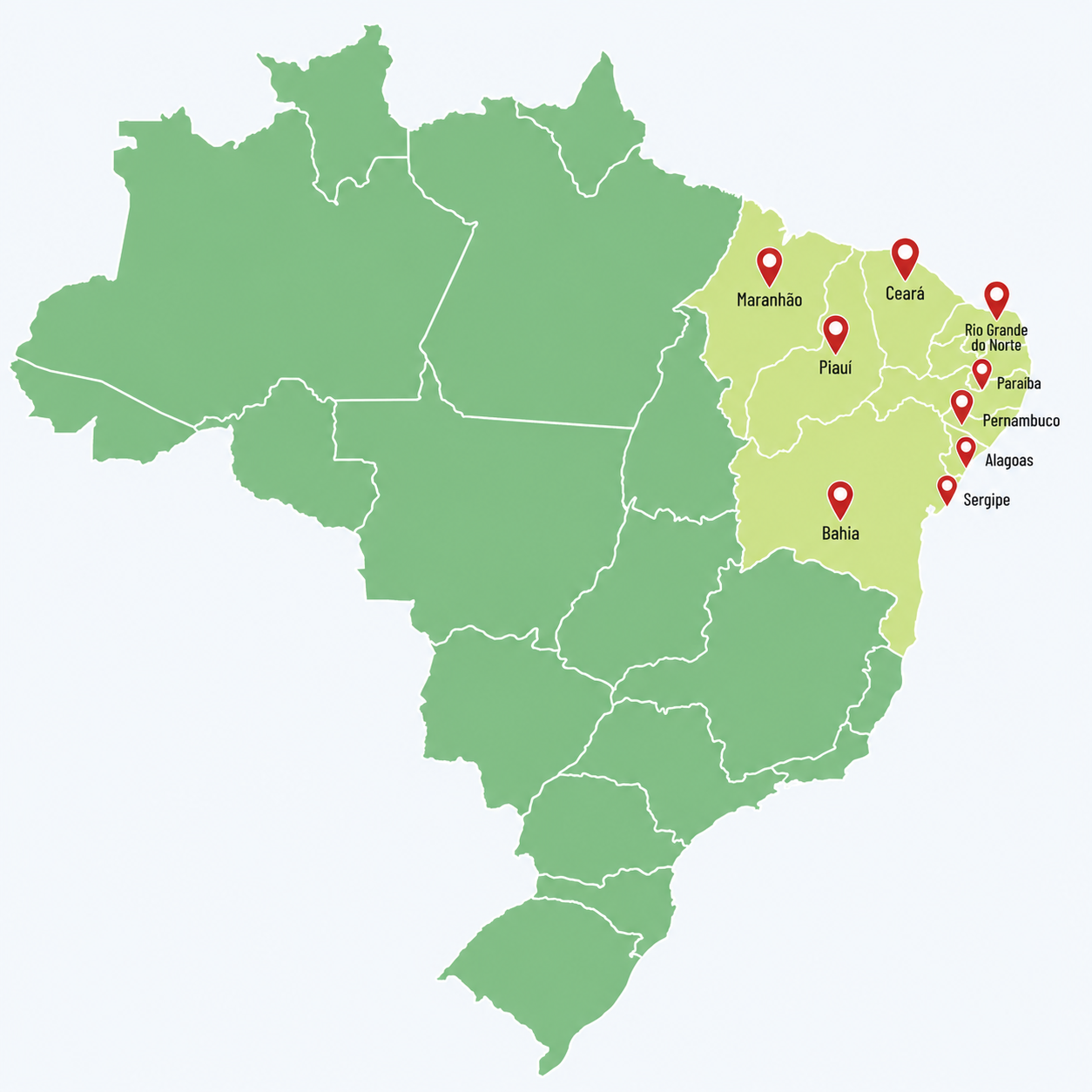 Área de atuação Corisco Construções